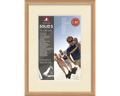 The Wall Portrait frame, plastic, beechwood, 15x20 cm