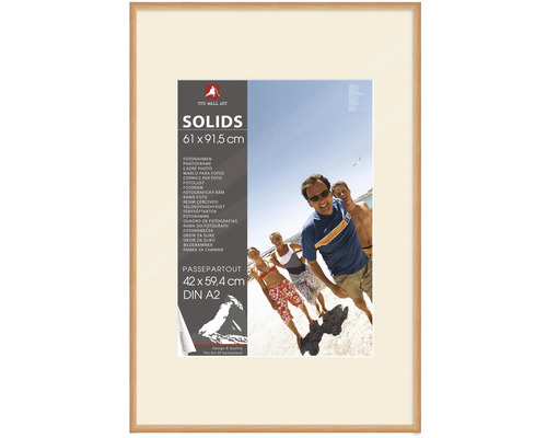 The Wall Poster frame, plastic, beech finish, 61x91.5 cm