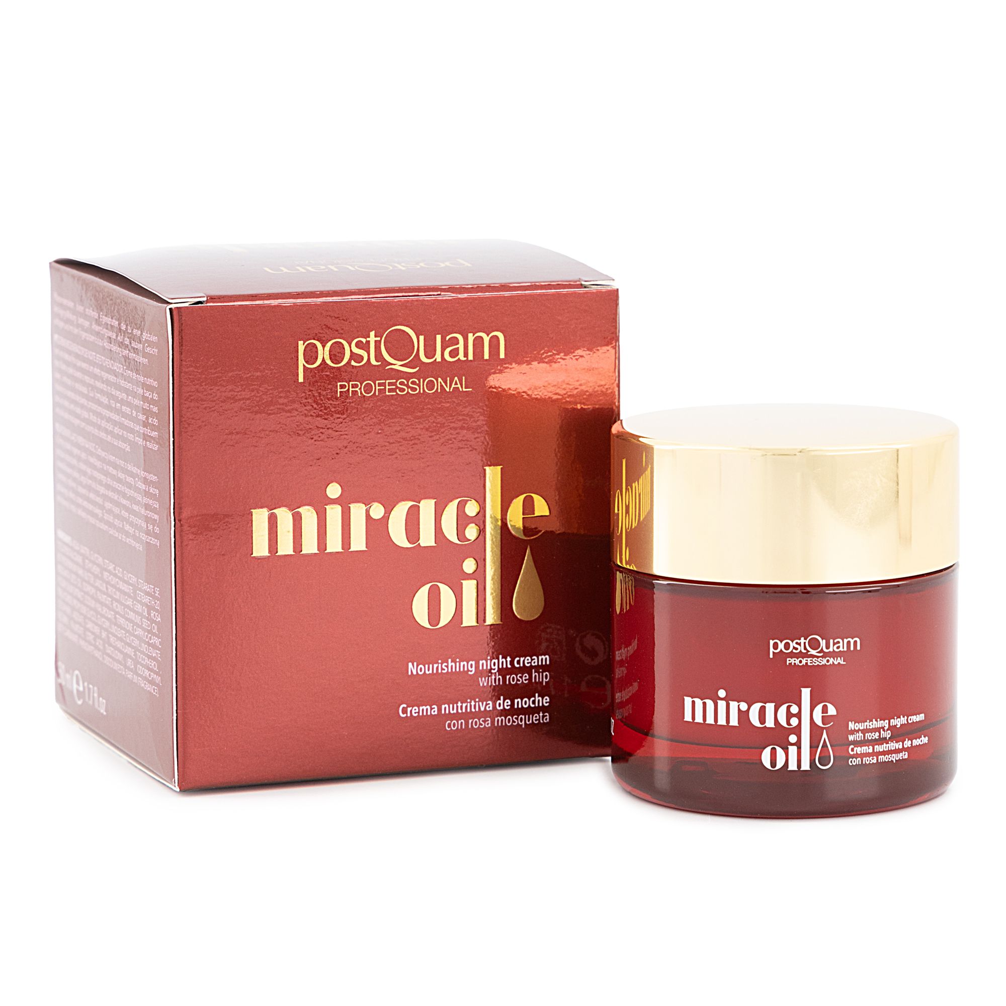 Postquam Miracle Oil Night Cream – Anti-Wrinkle & Intensive Care 50 ml