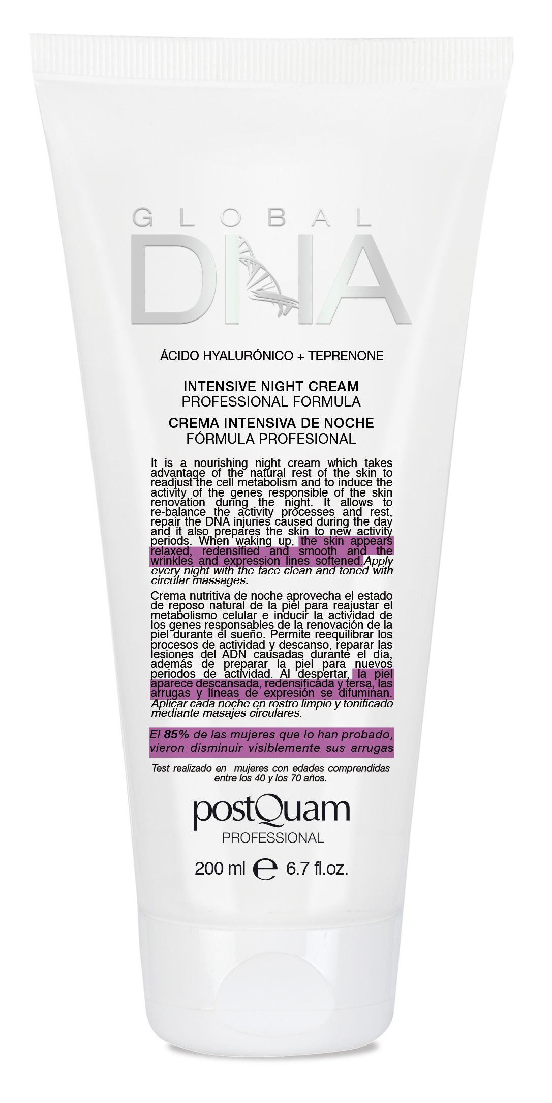 Postquam Nourishing Night Cream – Moisture & Regeneration 200 ml