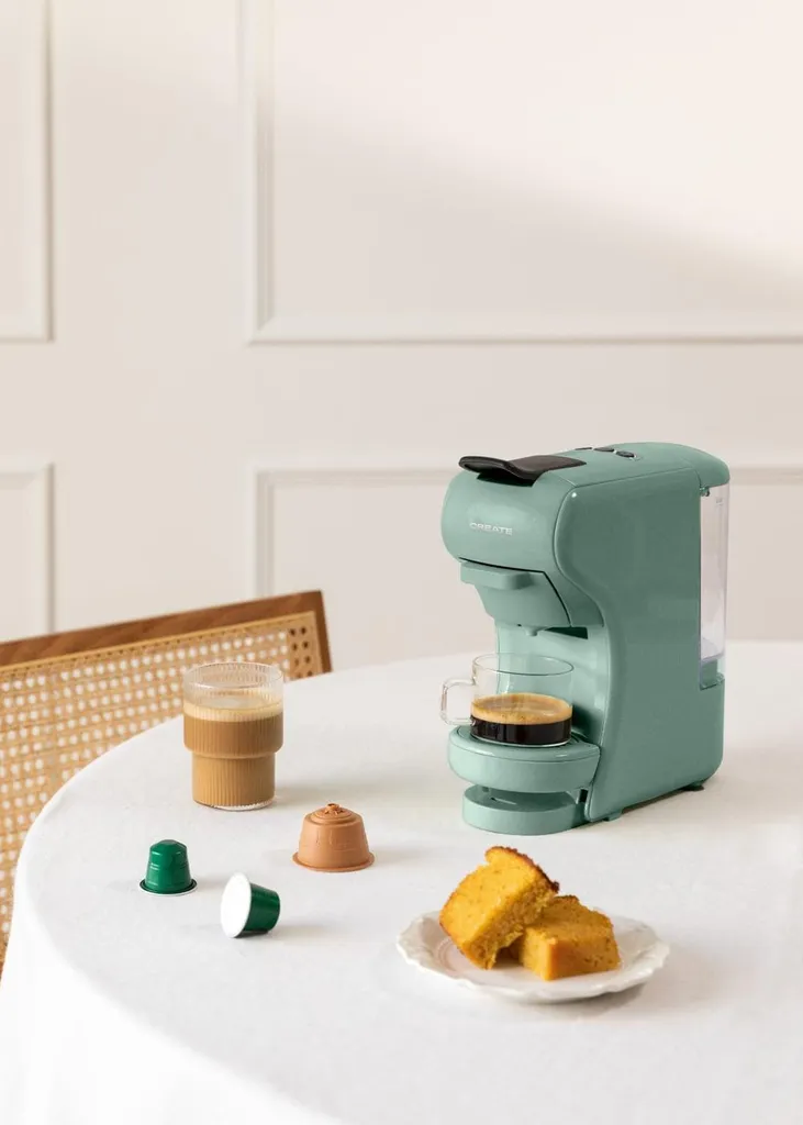 CREATE POTTS - Multi-capsule and ground coffee espresso machine
