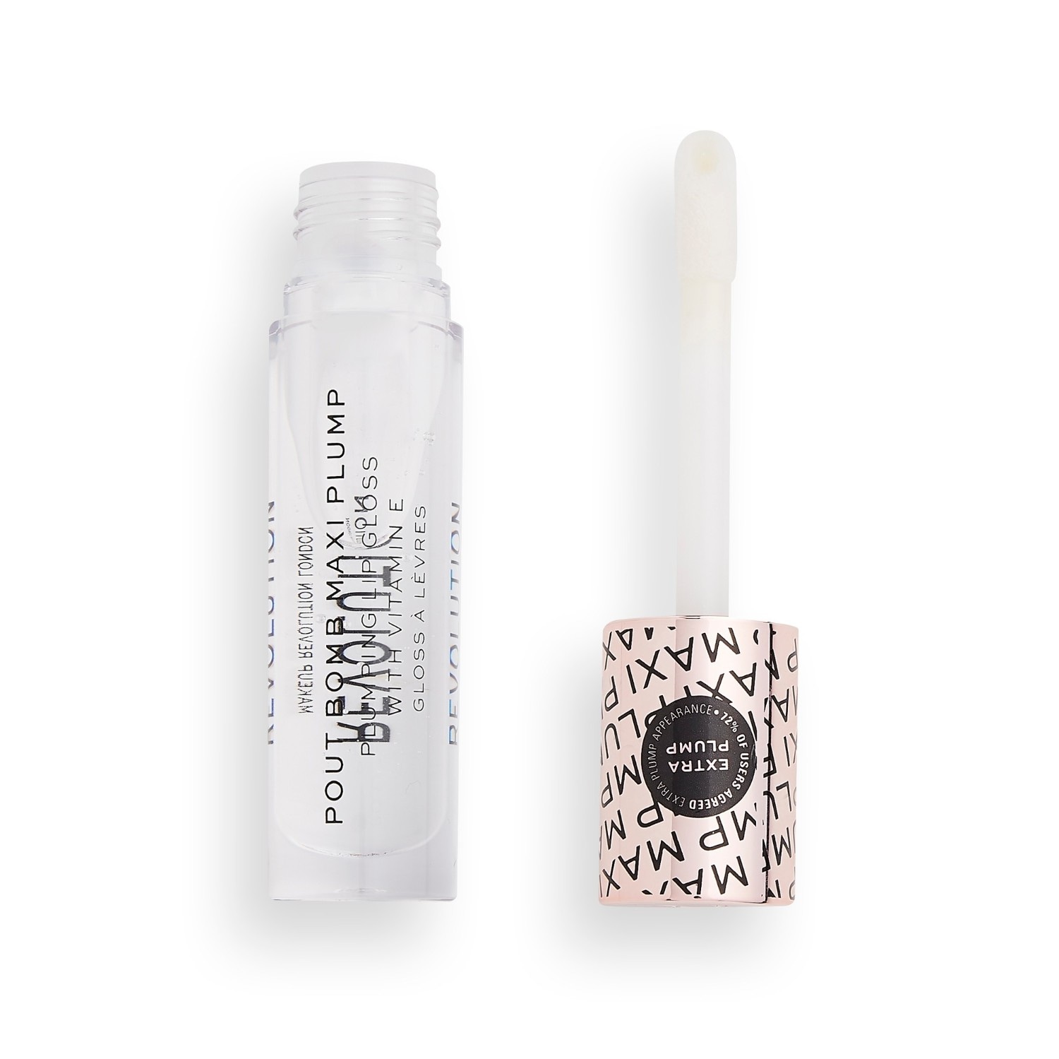 Revolution Pout Bomb Plumping Gloss, Glaze