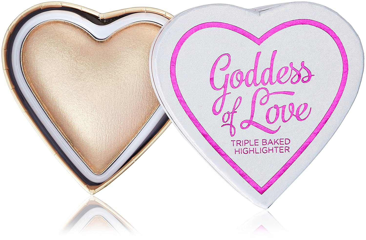 Makeup Revolution I Heart Makeup Hearts Highlighter Golden Goddess, 10 g