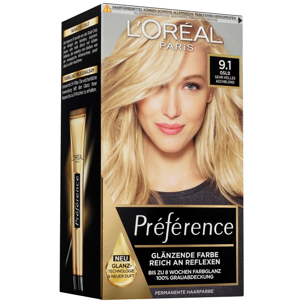 L´Oréal Paris Preference, No. 9.1 - Very Light ash blond