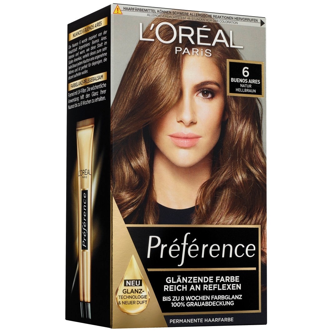 L´Oréal Paris Preference, No. 6 - Natural light brown