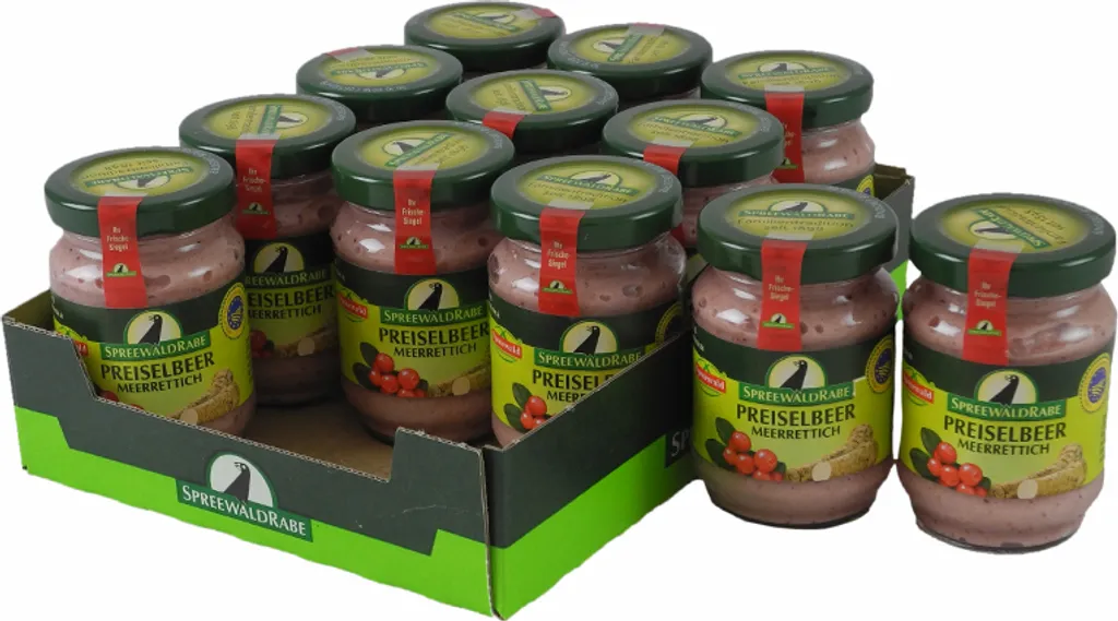 Cranberry Horseradish from Spreewald-Rabe, 12-piece set (12 jars of 100 g each)