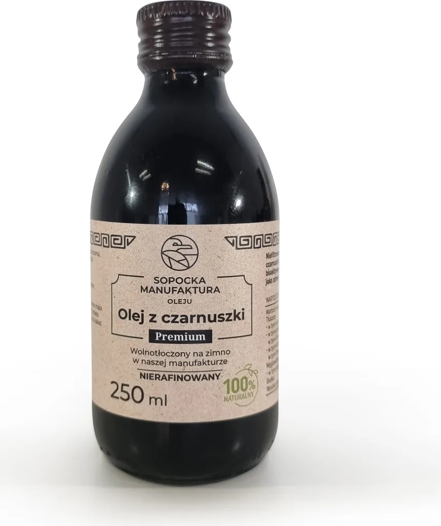Terragem PREMIUM Black Seed Oil 250 ml - Cold-pressed - Unrefined Fresh - 100% Natural - Native - Mill-fresh - Traditional - Black seed oil