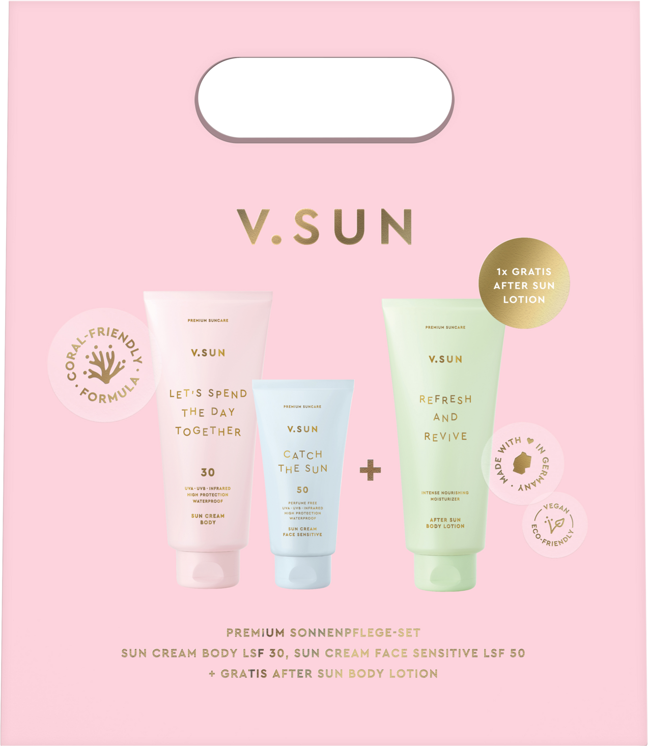V.SUN Premium sun care set + free after sun lotion