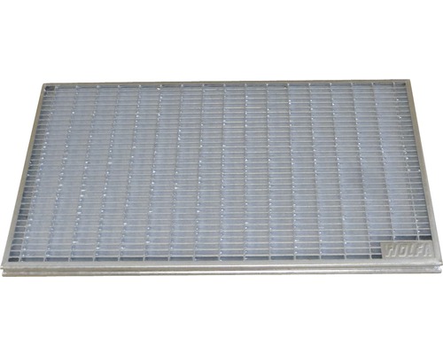 Wolfa press-locked grating for doormat box 100x50 cm (mesh 30x10 mm)