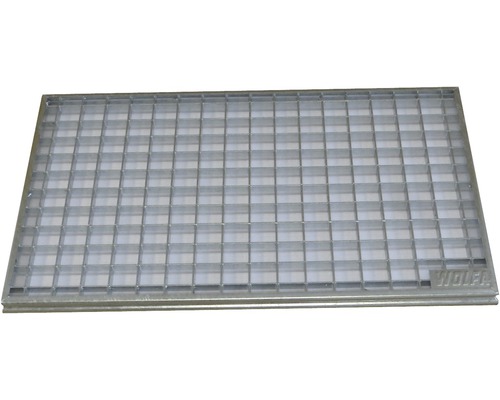 Wolfa press-locked grating for doormat box 100x50 cm (mesh 30x30 mm)