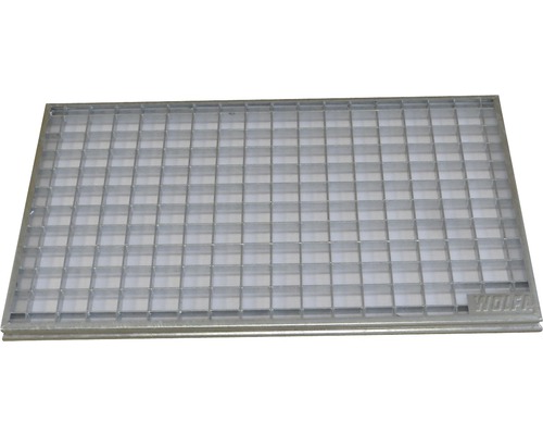 Wolfa press-locked grating for doormat box 75x50 cm (mesh 30x30 mm)