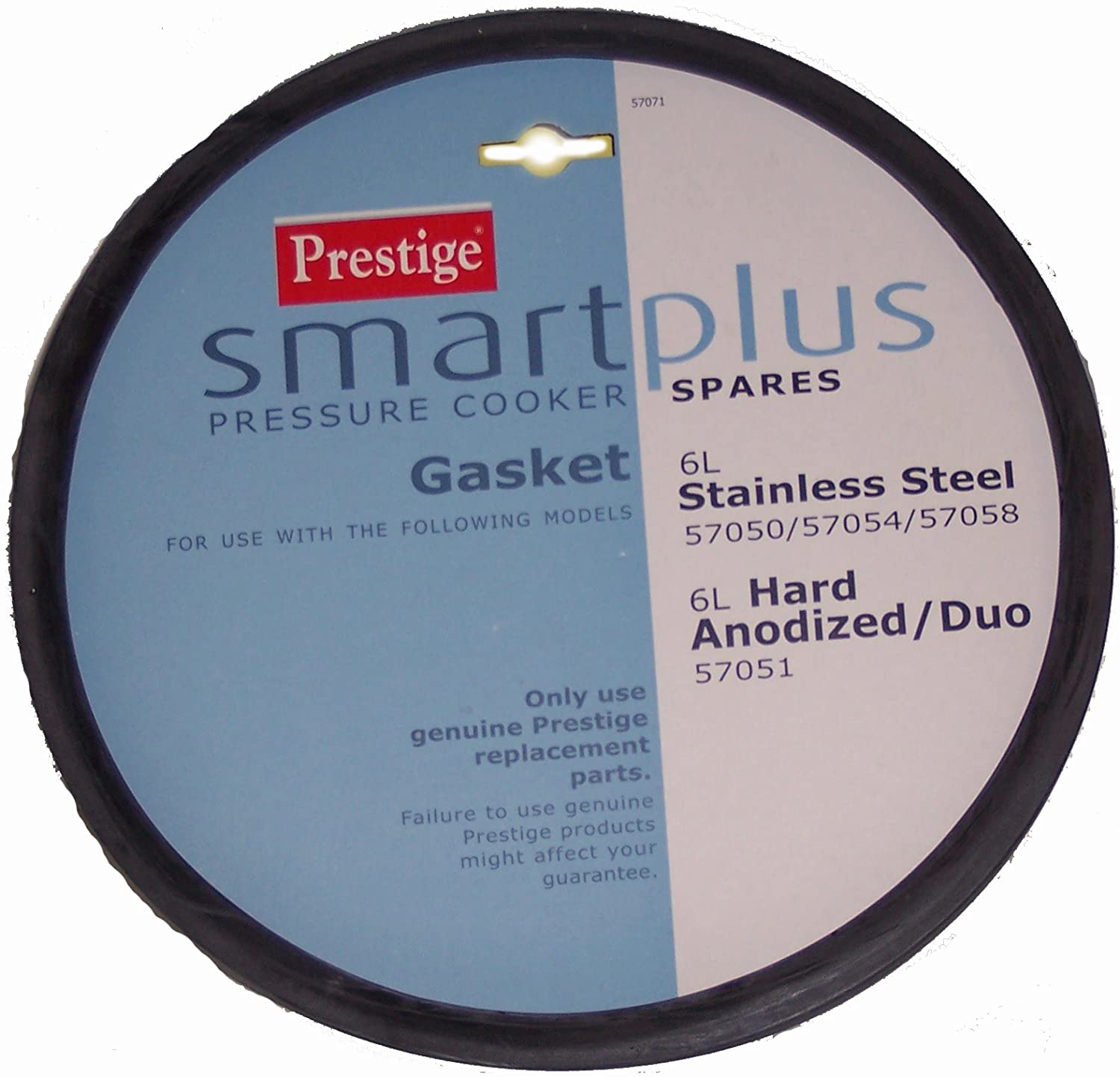 Prestige 57071 Ersatzdichtung für Edelstahl Schnellkochtopf, 6 L