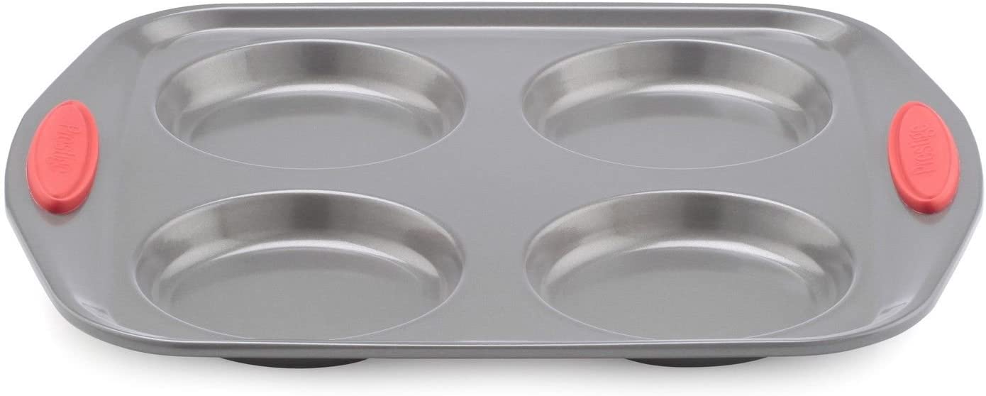 Prestige Create Bakeware 4 Cup Yorkshire Pudding, Grey