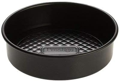 Prestige Inspire Round Sandwich Container, Steel, Black, 9 Inch