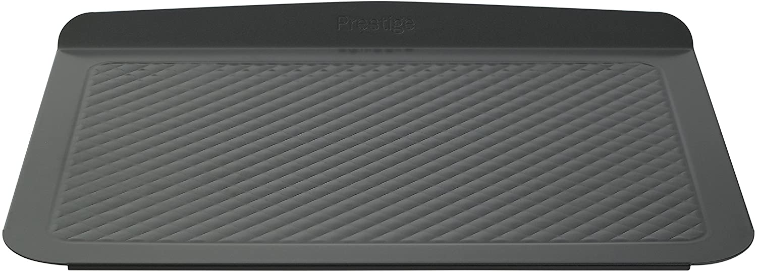 Prestige Inspire Steel 35 cm Pizza Tray – Steel – Black – Black, 35 cm