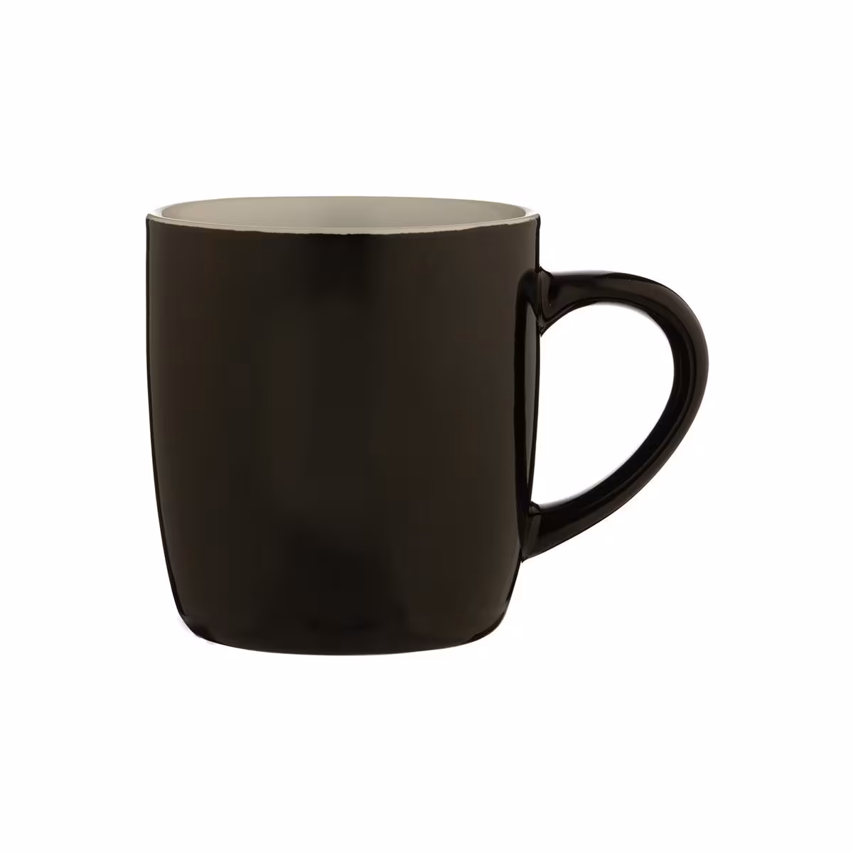 Price & Kensington stoneware mug, black, 330 ml