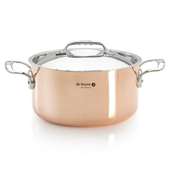 DE BUYER Induction Prima Matera Pot With Lid