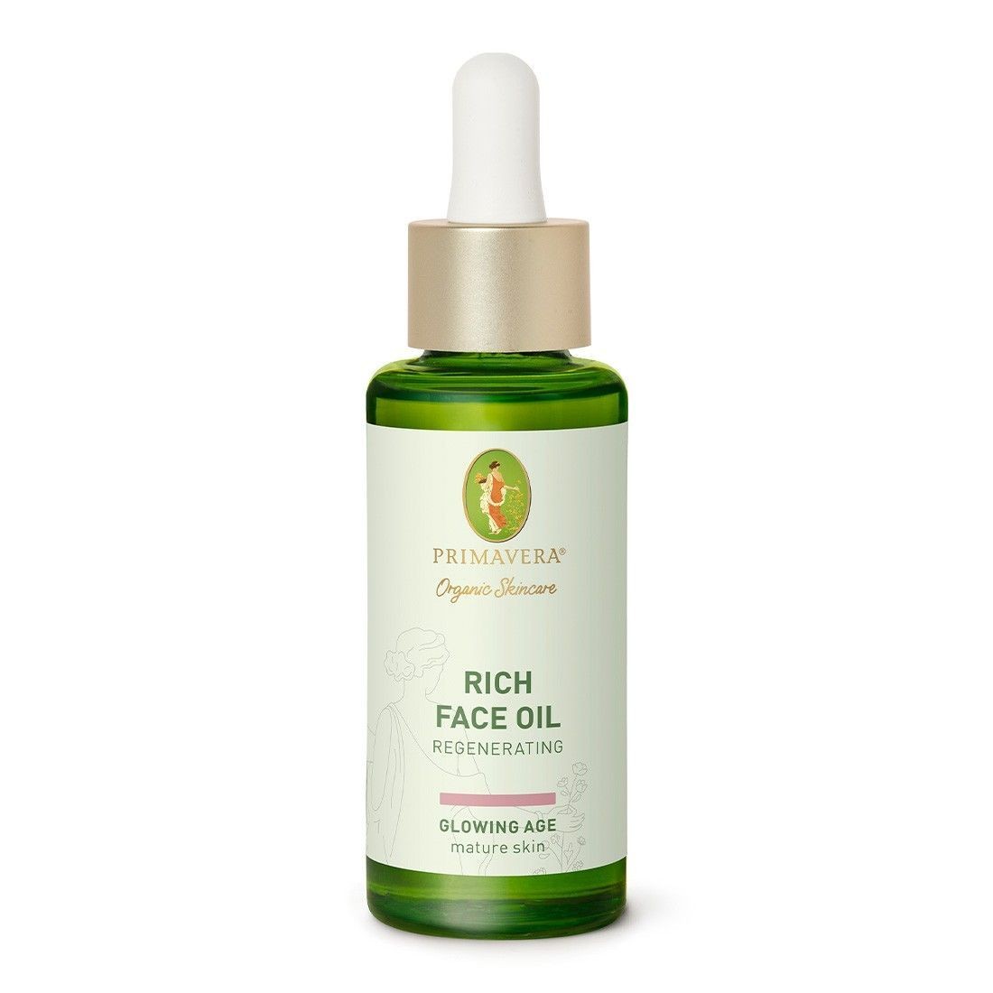 Primavera Organic Skincare Rich Face Oil Glowing Age 30 ml