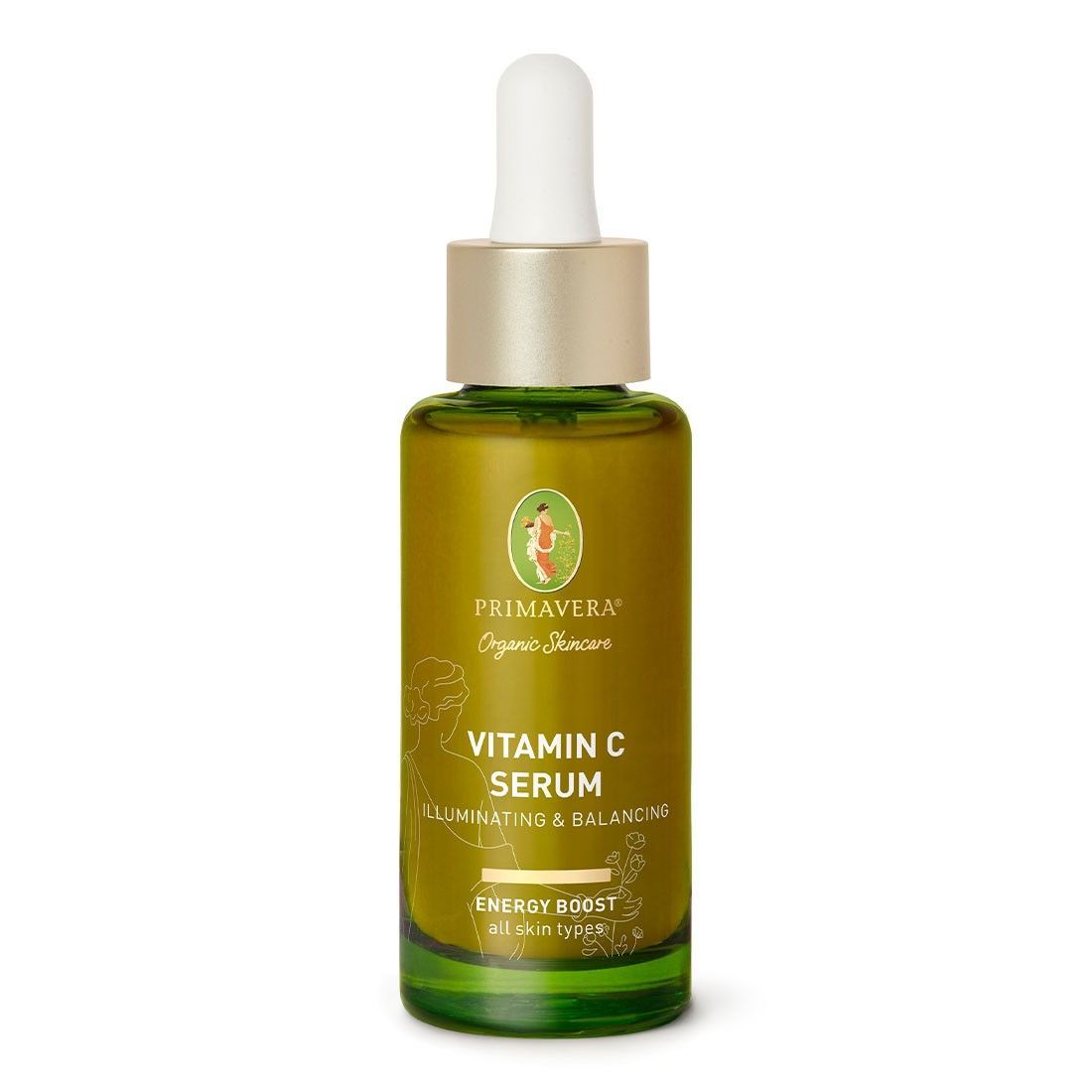Primavera Organic Skincare Vitamin C Serum Illuminating & Balancing Energy Boost 30 ml