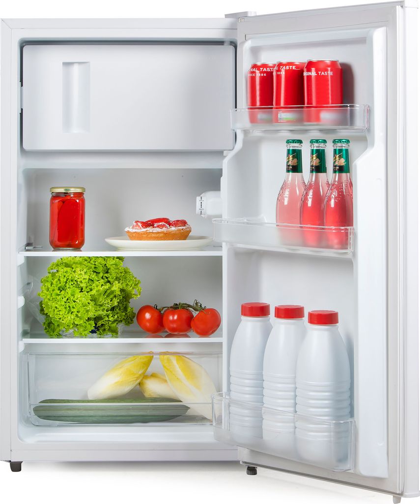 PRIMO PR176FR Refrigerator with Freezer Compartment - D - 80L - Freestanding Tabletop Refrigerator - White