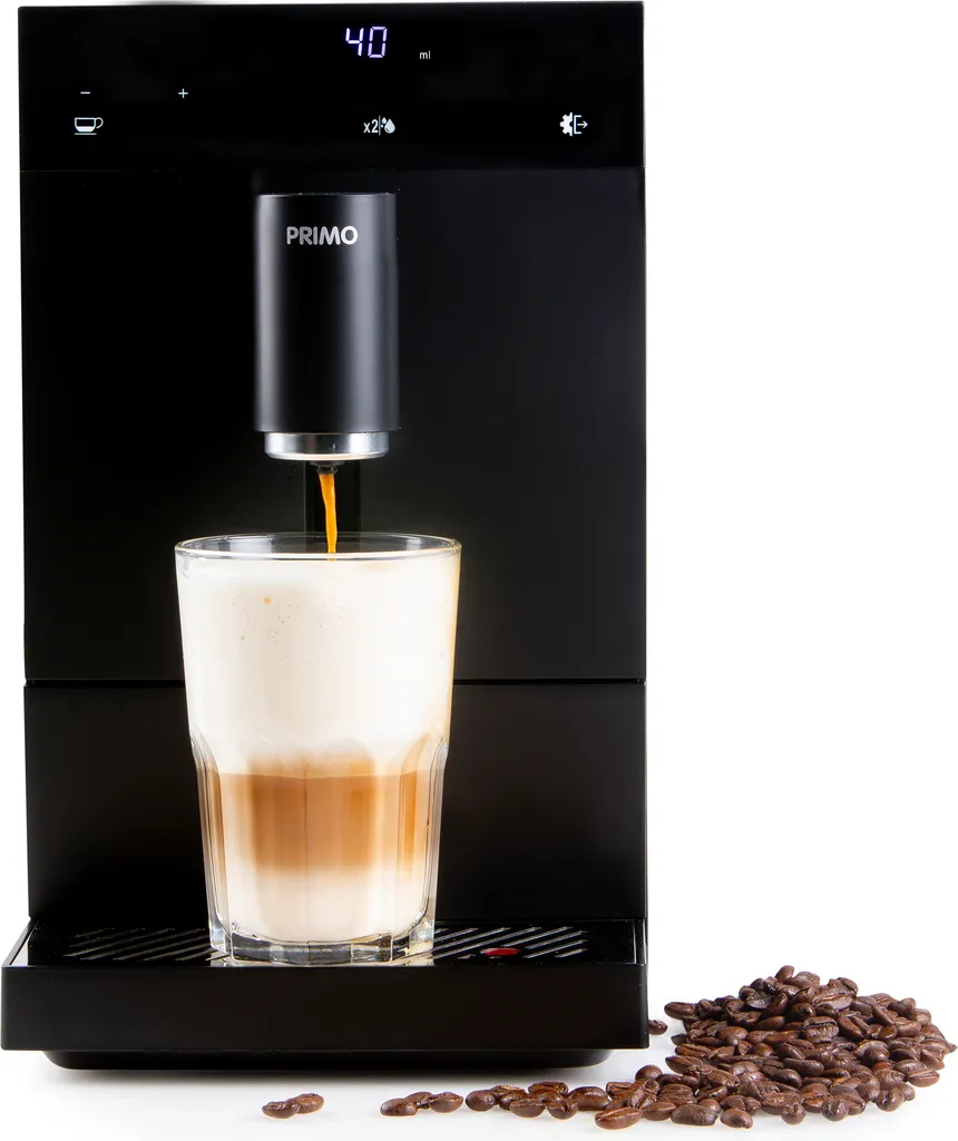 PRIMO PR600K Fully Automatic Espresso Machine - 19 Bar - Black