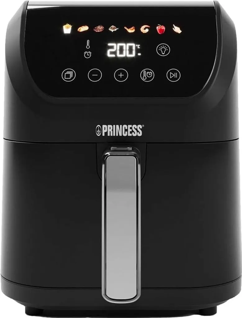 Princess Slim Airfryer 5.5L 1500W quiet operation 55 dB space-saving design