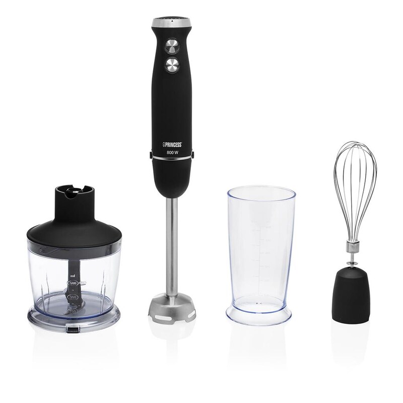 Princess Hand Blender Set 800 W Black
