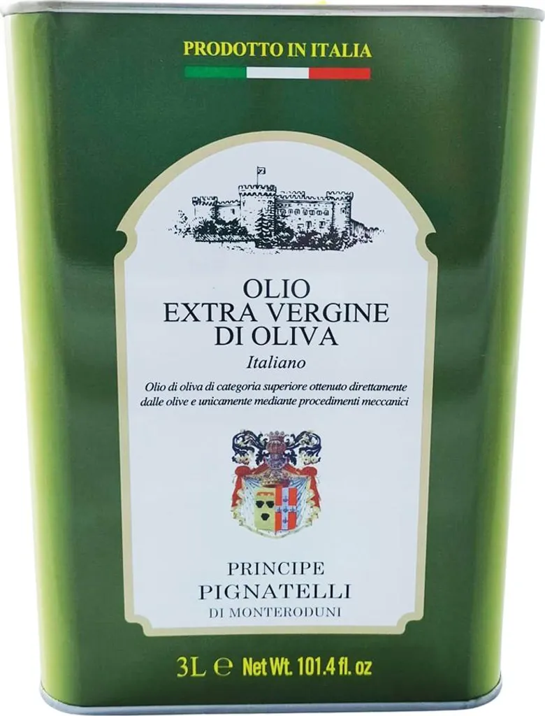 Win2Win Tech Principe Pignatelli di Monteroduni - Extra Virgin Olive Oil 100% Italian, cold-pressed and filtered, 3L can, medium-fruity blend, quality... 3000 ml