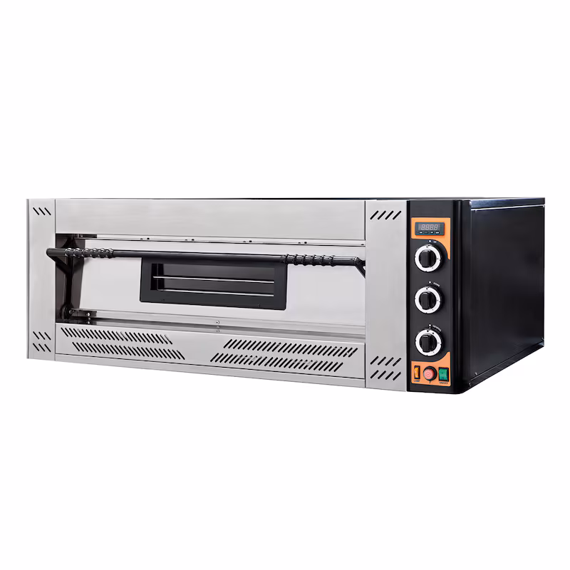 Prismafood Gas Pizza Oven 9FG for 9 pizzas Ø 30 cm - Bottled gas