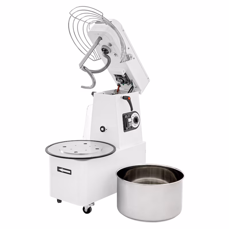 Prismafood IMR30 spiral dough kneading machine with removable 32-liter bowl