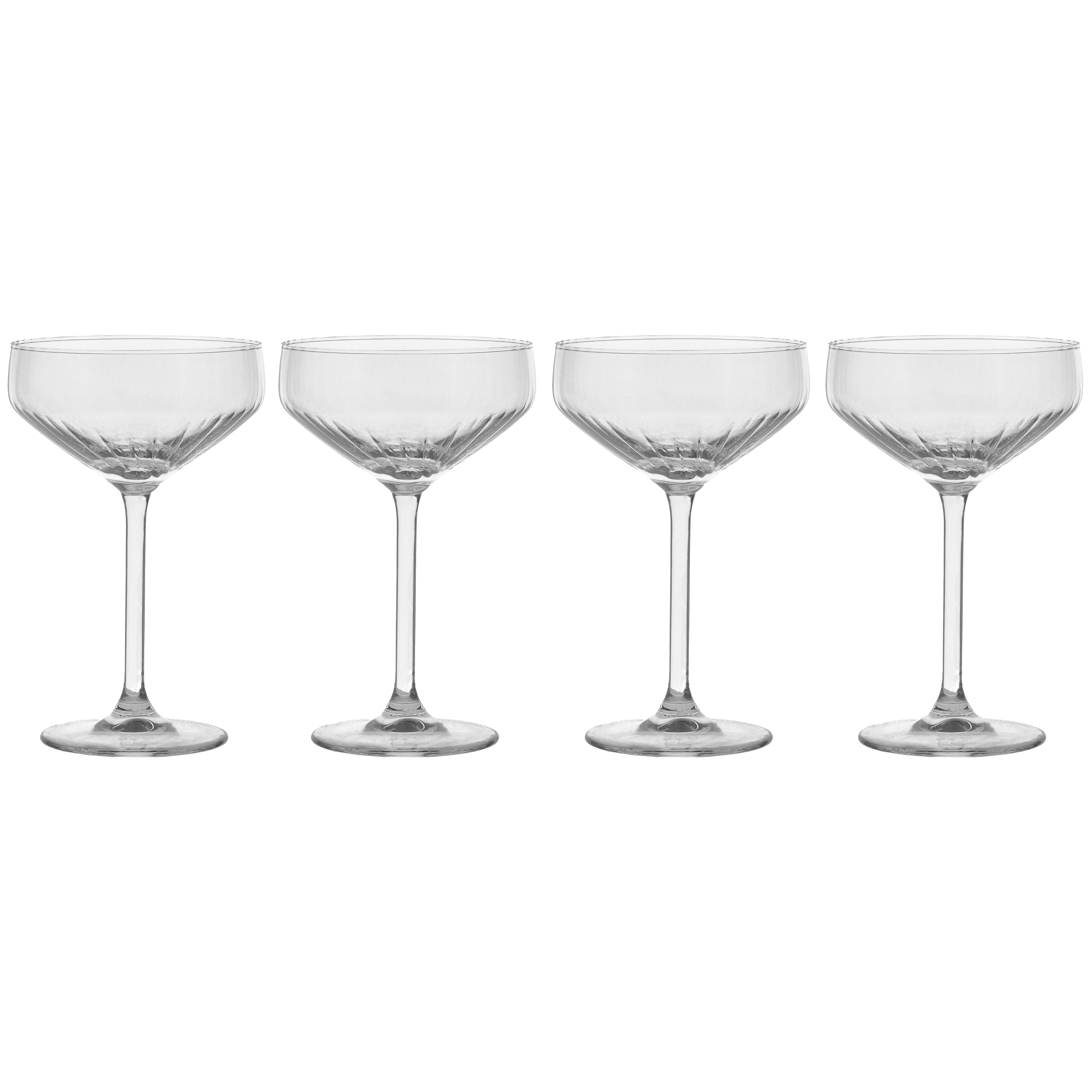 scandi-living Pristine champagne glass 29 cl pack of 4