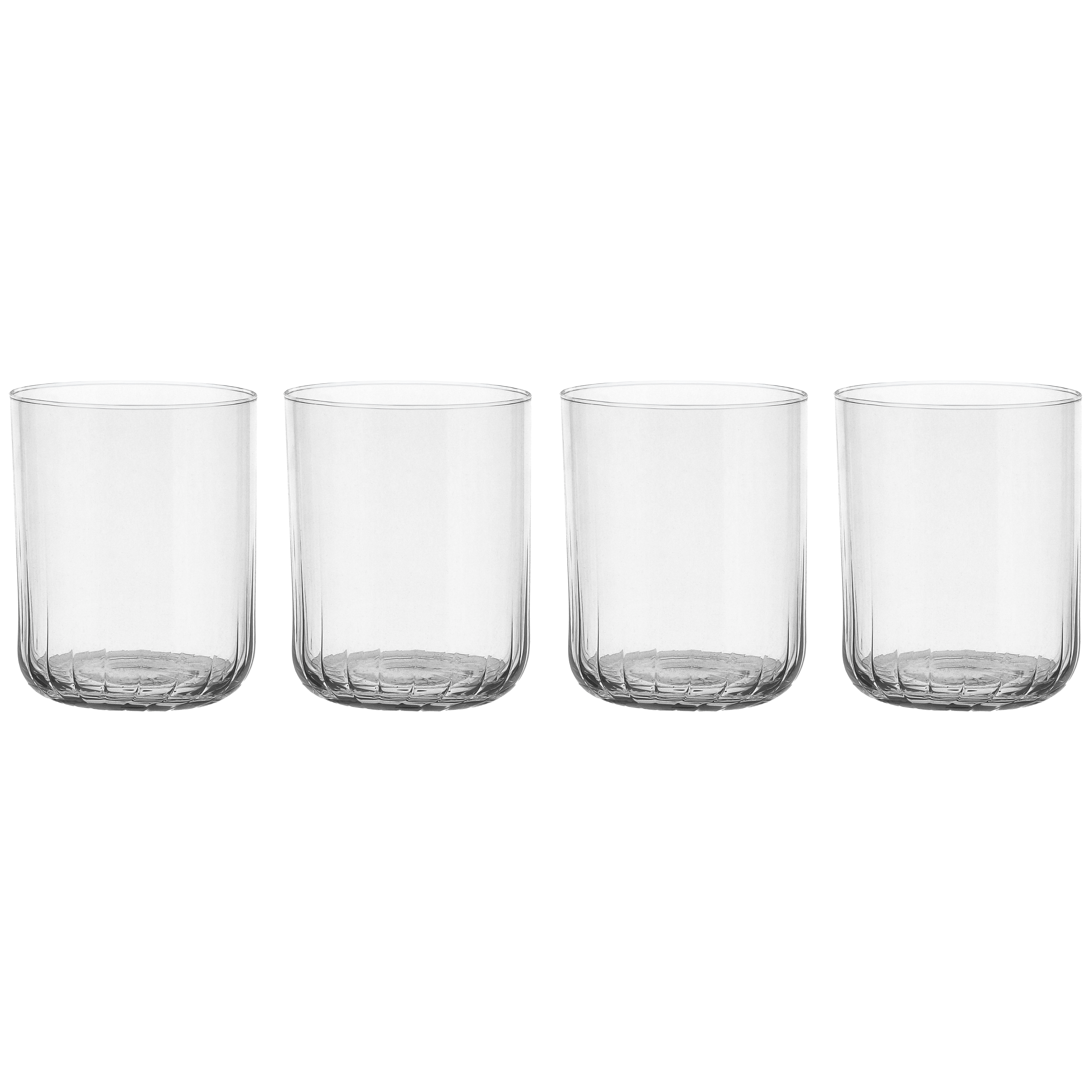 scandi-living Pristine tumbler glass 37 cl pack of 4