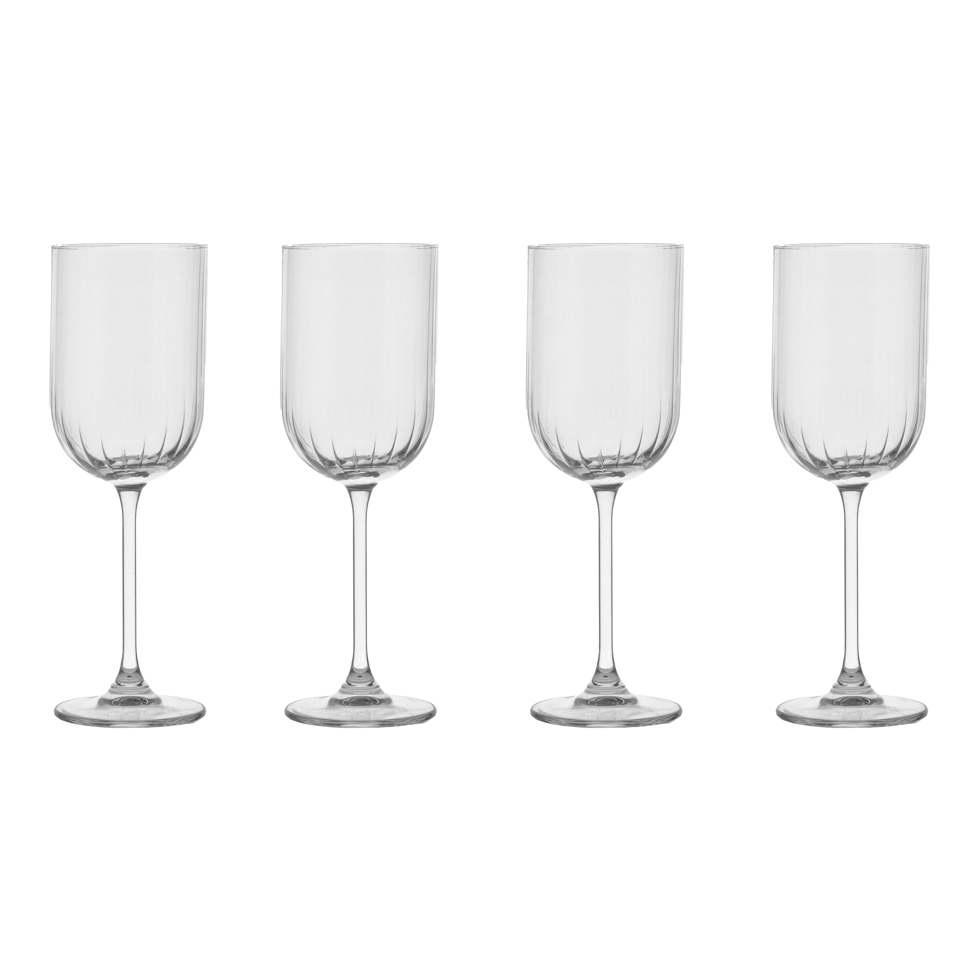 scandi-living Pristine white wine glass 32 cl 4-pack