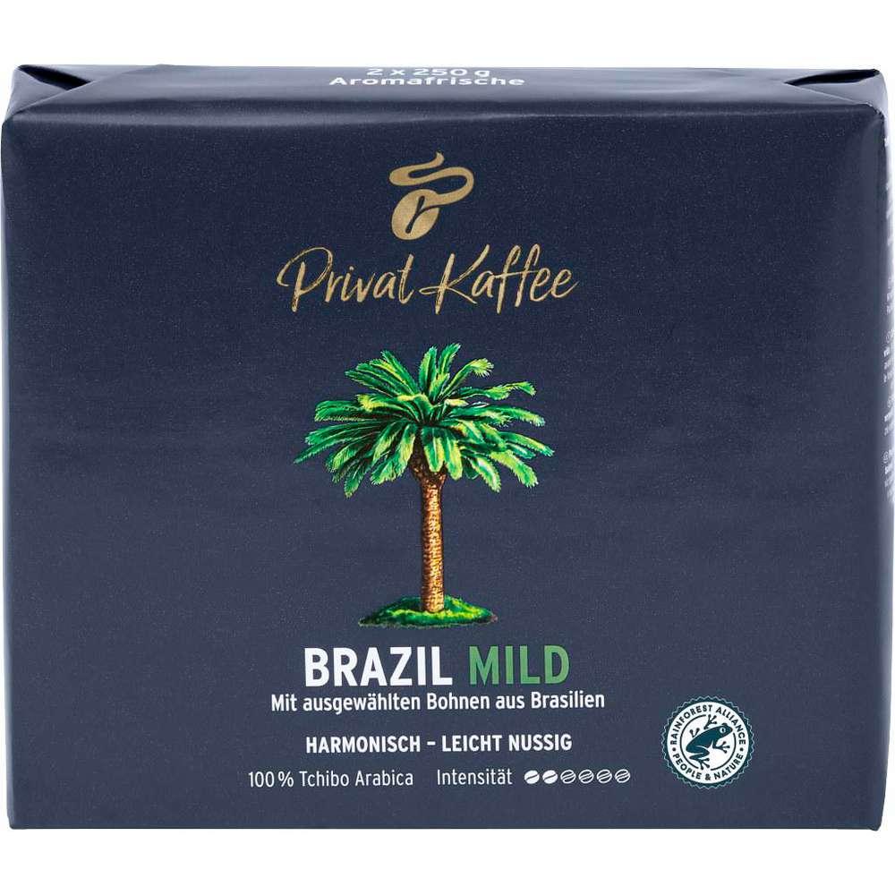 Tchibo Private coffee Brazil mild, ground 2 x 250g