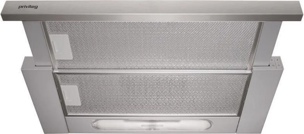 Privileg DGAH 55 AMX flat screen extractor hood 60 cm silver grey