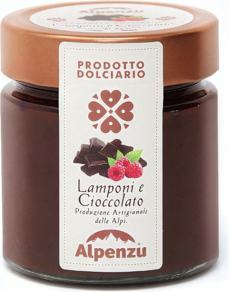 Raspberry and Chocolate Spread, 270g, Alpenzu