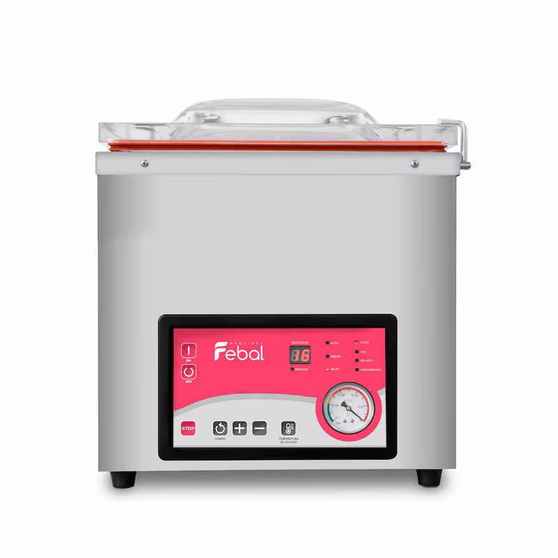 Professional vacuum packaging machine with 35 cm long sealing bar Febal D-35