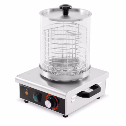 Professional stainless steel hot dog warmer – 20 sausages | EquipmentPro HDW-1