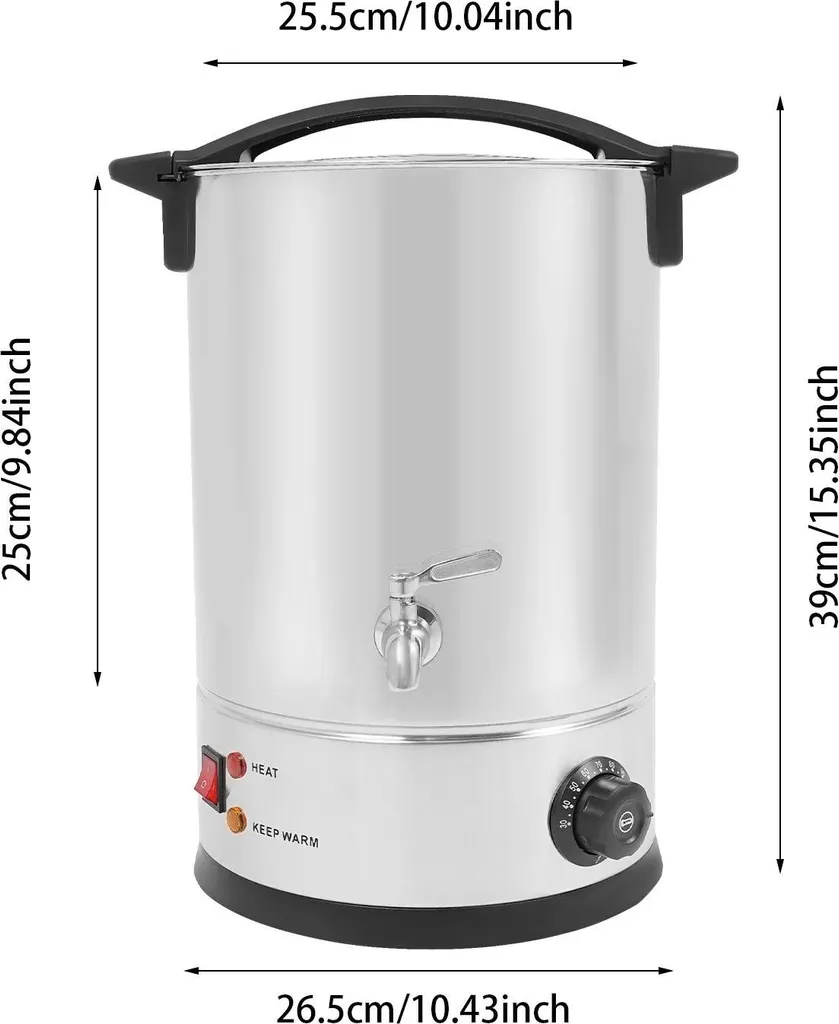 StarTech Professional transparent wax melter for candle making and repairs, large capacity, easy to use and clean.