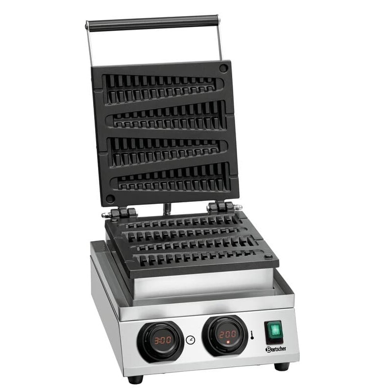 Professional digital waffle iron, 4 waffle making, Bartscher MDI Lolly 400 pallet
