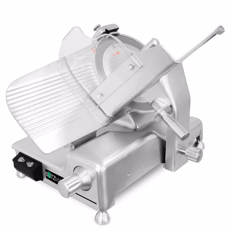 Professional slicer BÜTZMANN 350 Elegance with 350 mm blade and integrated sharpener