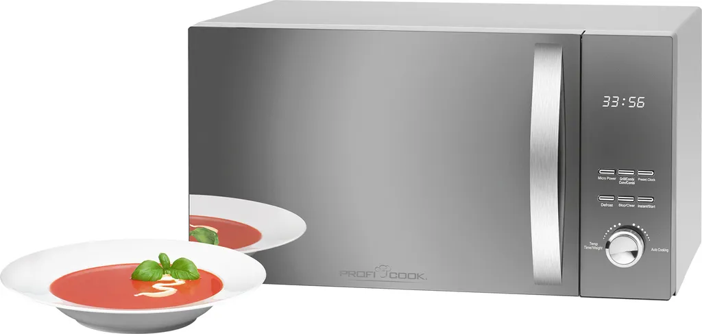 ProfiCook microwave with grill and hot air PC-MWG 1176 H, 9 automatic programs