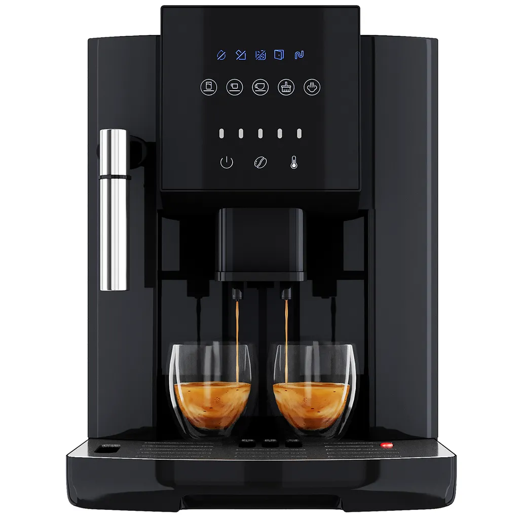 ProfiCook PC-KAV 1281, Espresso machine, 1.8 l, Coffee beans, Built-in grinder, 1450 W, Black
