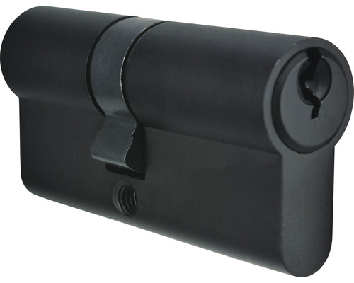 Bever & Klophaus Profile cylinder Bever 30/30 black, individually locking