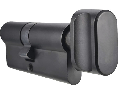Bever & Klophaus Profile cylinder with knob Bever 30/35 black, individually locking