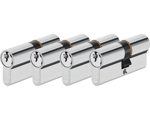 Profile cylinder set Abus, 4x 30/30 mm keyed alike