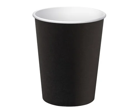 PROnappe paper cups, black, 15 pieces 79g