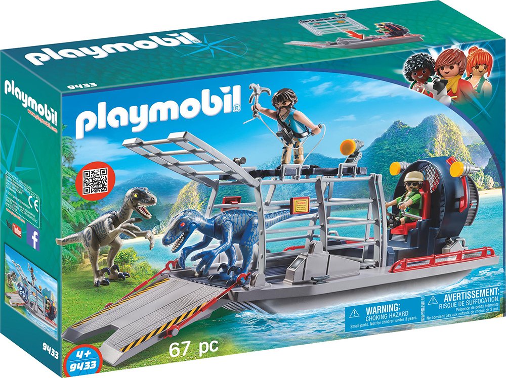 Playmobil Propeller Boat Dinosaur
