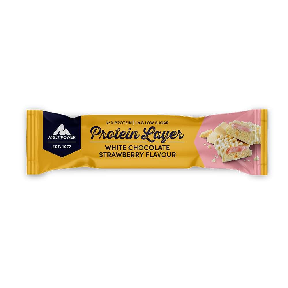 Multipower Protein Layer, White Chocolate Strawberry