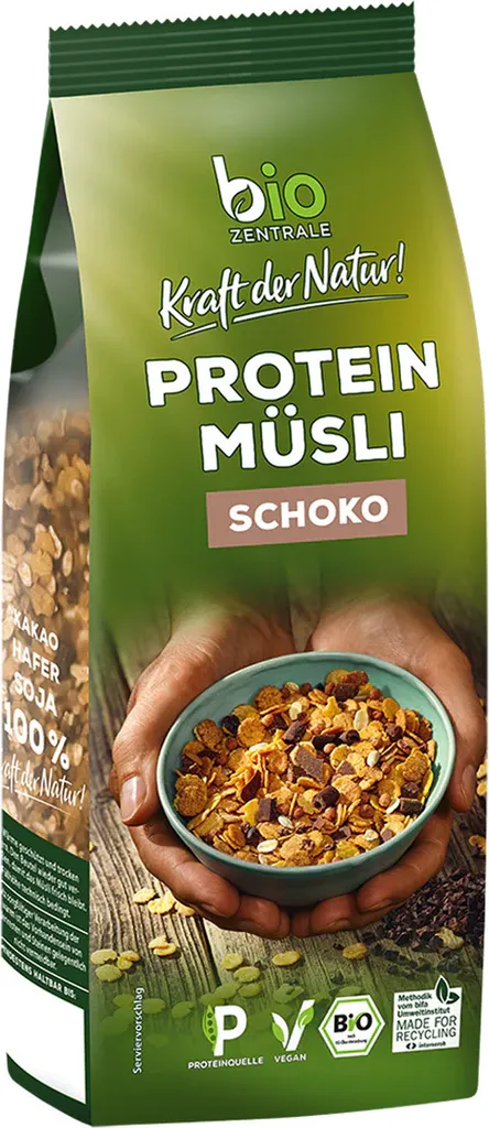 Importhaus Wilms/Impuls Protein Muesli Chocolate, intensely chocolatey, nutritious and delicious, 375g